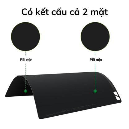 Bambu Smooth PEI Plate| Tấm Bàn In 3D PEI Trơn Bambu Lab