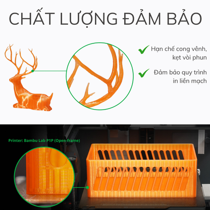 Bambu Lab PETG Transculent | Nhựa In 3D Trong Suốt FDM