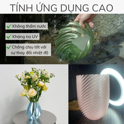 Bambu Lab PETG Transculent | Nhựa In 3D Trong Suốt FDM