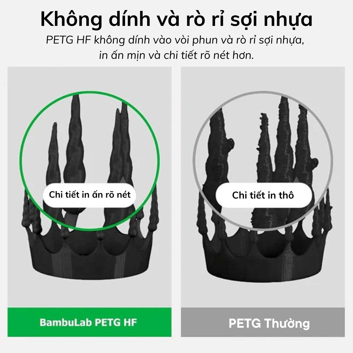 Bambu Lab PETG HF | Nhựa In 3D FDM