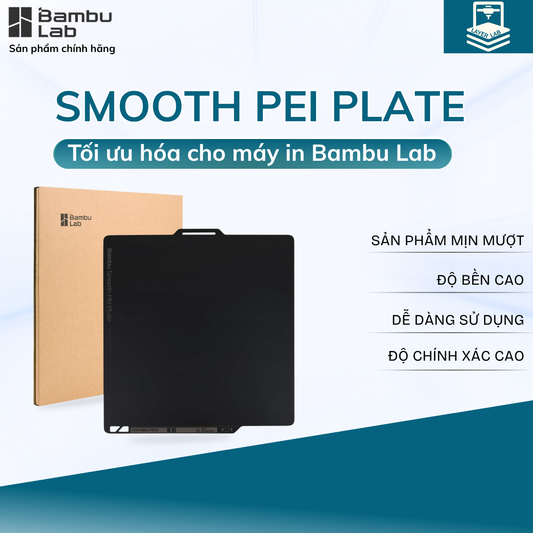 Bambu Smooth PEI Plate| Tấm Bàn In 3D PEI Trơn Bambu Lab